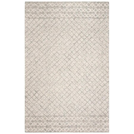 Safavieh 8 x 10 ft. Abstract Rectanglar Area Rug Ivory & Grey ABT203F-8